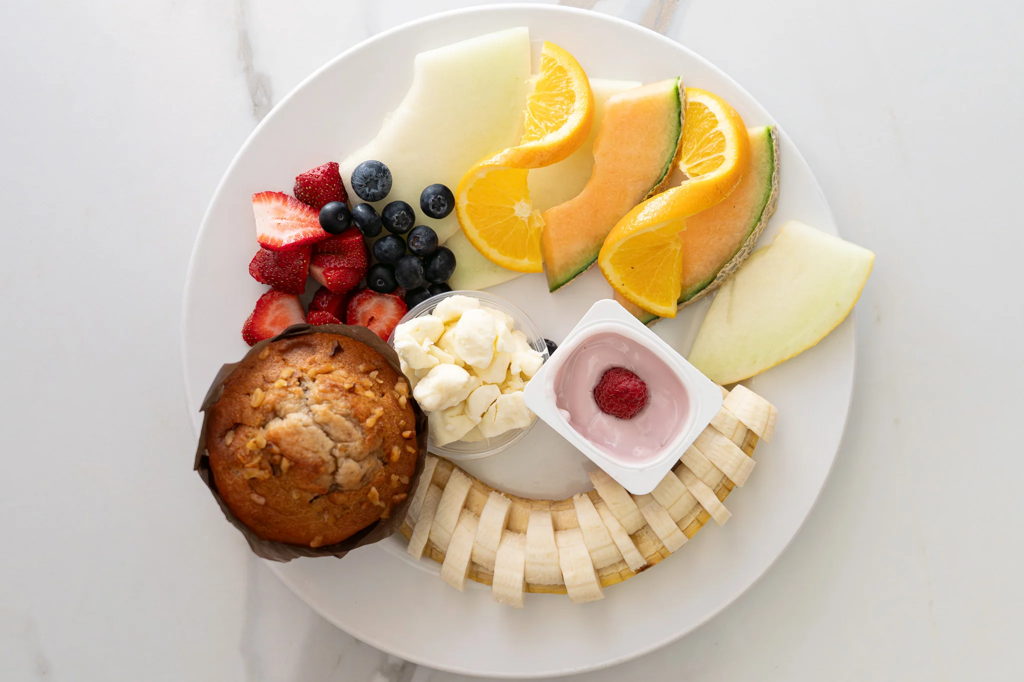 Assiette de fruits — Restaurant Le Moulin