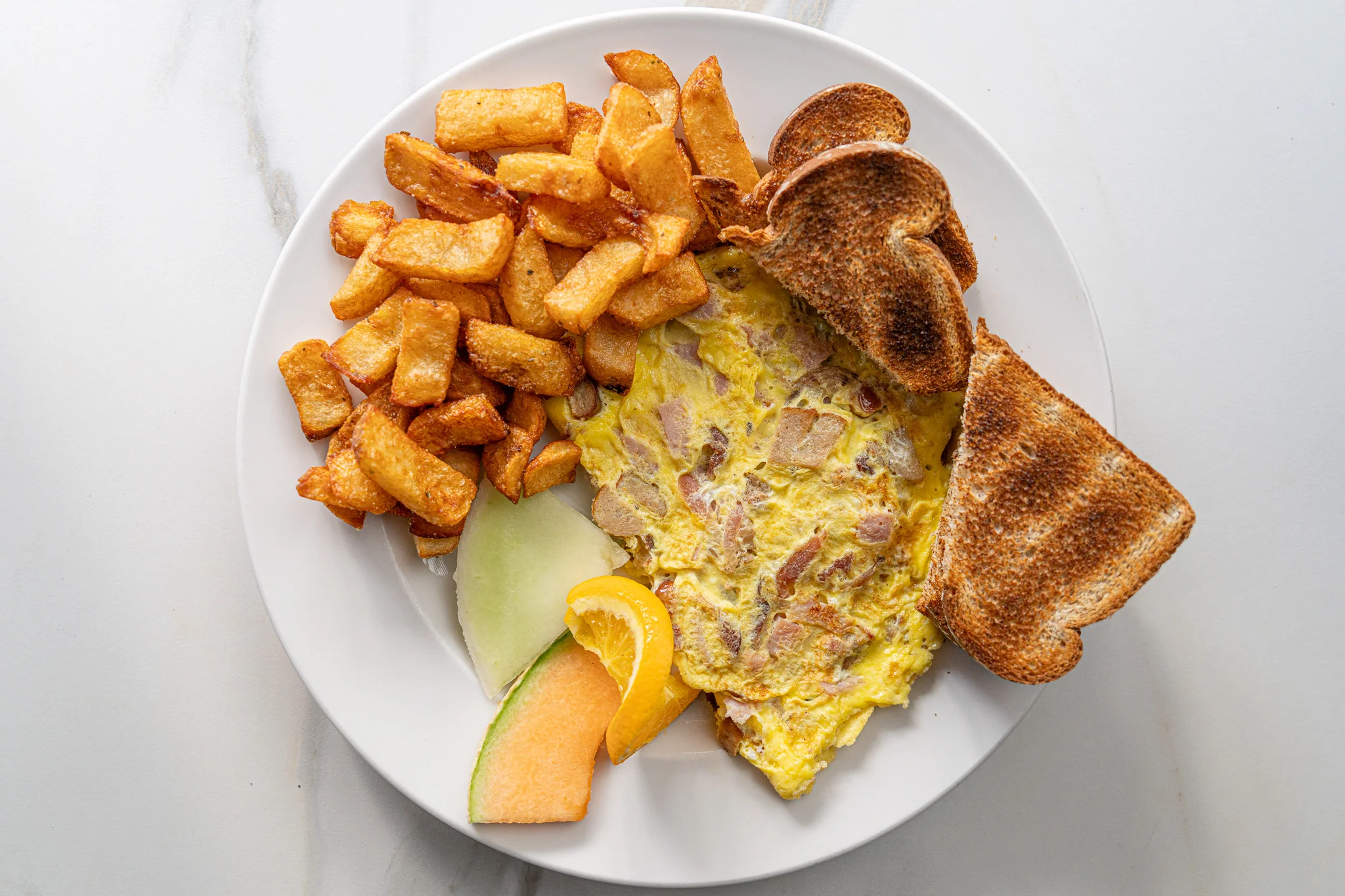 Omelette 3 viandes — Restaurant Le Moulin