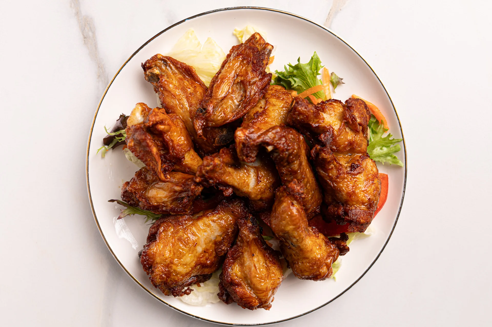 12 ailes de poulet — Restaurant Le Moulin
